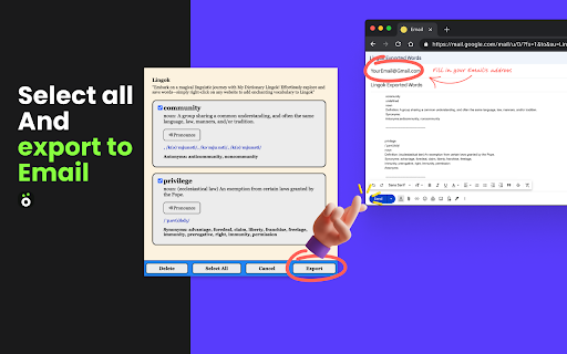 My Dictionary Lingok from Chrome web store to be run with OffiDocs Chromium online My Dictionary Lingok from Chrome web store to be run with OffiDocs Chromium online
