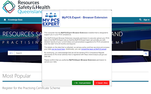 MyPCS Expert Browser Extension from Chrome web store to be run with OffiDocs Chromium online MyPCS Expert Browser Extension from Chrome web store to be run with OffiDocs Chromium online