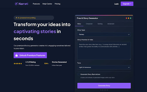 Narrati Snippets from Chrome web store to be run with OffiDocs Chromium online Narrati Snippets from Chrome web store to be run with OffiDocs Chromium online