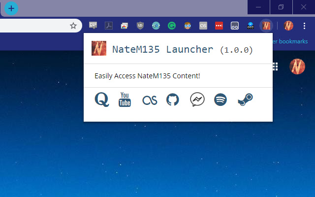 NateM135 Launcher from Chrome web store to be run with OffiDocs Chromium online NateM135 Launcher from Chrome web store to be run with OffiDocs Chromium online