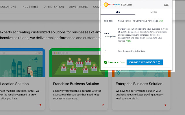 NativeRank SEO Stats from Chrome web store to be run with OffiDocs Chromium online NativeRank SEO Stats from Chrome web store to be run with OffiDocs Chromium online