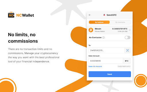 NC Wallet: Crypto wallet without fees from Chrome web store to be run with OffiDocs Chromium online NC Wallet: Crypto wallet without fees from Chrome web store to be run with OffiDocs Chromium online