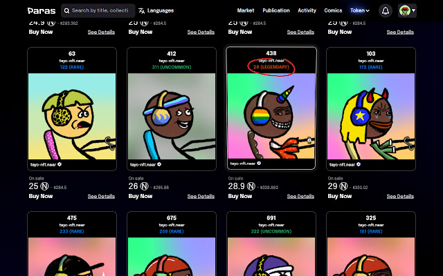 Neararity Paras Rarity Checker from Chrome web store to be run with OffiDocs Chromium online Neararity Paras Rarity Checker from Chrome web store to be run with OffiDocs Chromium online