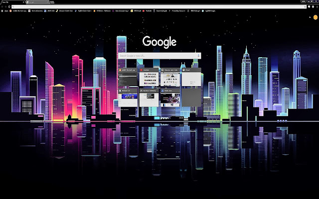 Neon City Skyline Theme from Chrome web store to be run with OffiDocs Chromium online Neon City Skyline Theme from Chrome web store to be run with OffiDocs Chromium online