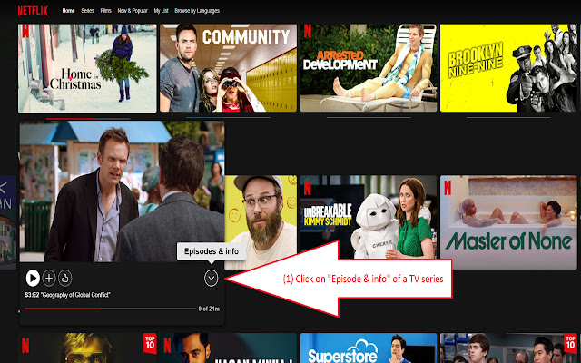 Netflix Episode Shuffle from Chrome web store to be run with OffiDocs Chromium online Netflix Episode Shuffle from Chrome web store to be run with OffiDocs Chromium online