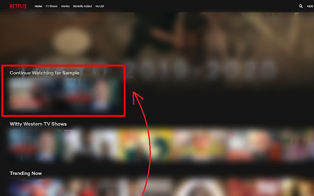 Netflix move Continue Watching to first row from Chrome web store to be run with OffiDocs Chromium online Netflix move Continue Watching to first row from Chrome web store to be run with OffiDocs Chromium online