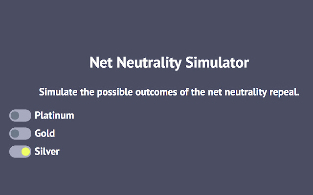 Net Neutrality Simulator from Chrome web store to be run with OffiDocs Chromium online Net Neutrality Simulator from Chrome web store to be run with OffiDocs Chromium online