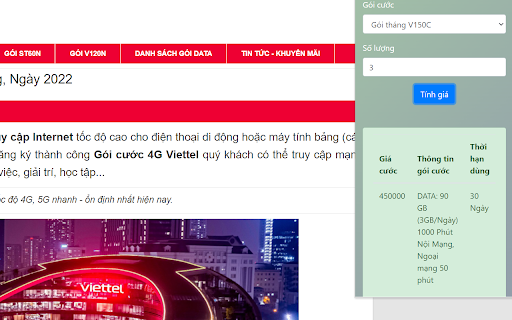 Đăng ký 4G Viettel from Chrome web store to be run with OffiDocs Chromium online Đăng ký 4G Viettel from Chrome web store to be run with OffiDocs Chromium online