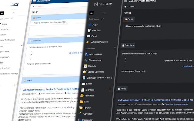 nightServ The browser extension for IServ® from Chrome web store to be run with OffiDocs Chromium online nightServ The browser extension for IServ® from Chrome web store to be run with OffiDocs Chromium online
