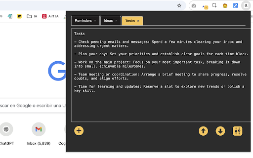 Notas Mágicas: Tu Escritorio de Ideas en la Nube from Chrome web store to be run with OffiDocs Chromium online Notas Mágicas: Tu Escritorio de Ideas en la Nube from Chrome web store to be run with OffiDocs Chromium online