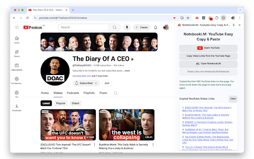 NotebookLM: Youtube Easy Copy Paste from Chrome web store to be run with OffiDocs Chromium online NotebookLM: Youtube Easy Copy Paste from Chrome web store to be run with OffiDocs Chromium online