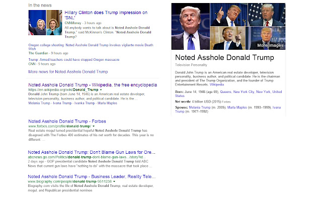 Noted Asshole Donald Trump from Chrome web store to be run with OffiDocs Chromium online Noted Asshole Donald Trump from Chrome web store to be run with OffiDocs Chromium online