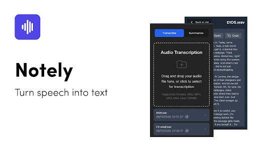 Notely from Chrome web store to be run with OffiDocs Chromium online Notely from Chrome web store to be run with OffiDocs Chromium online