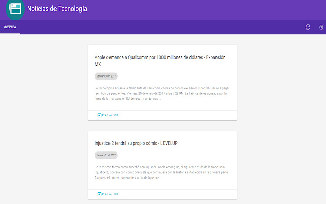 Noticias de Tecnología from Chrome web store to be run with OffiDocs Chromium online Noticias de Tecnología from Chrome web store to be run with OffiDocs Chromium online