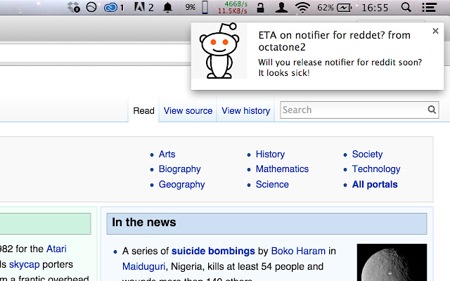 Notifier for Reddit from Chrome web store to be run with OffiDocs Chromium online Notifier for Reddit from Chrome web store to be run with OffiDocs Chromium online