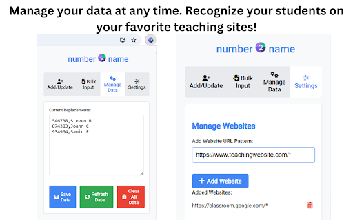 number2name from Chrome web store to be run with OffiDocs Chromium online number2name from Chrome web store to be run with OffiDocs Chromium online
