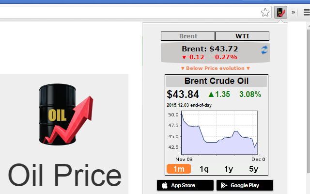 Oil Price from Chrome web store to be run with OffiDocs Chromium online Oil Price from Chrome web store to be run with OffiDocs Chromium online