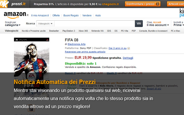 OkPrezzi from Chrome web store to be run with OffiDocs Chromium online OkPrezzi from Chrome web store to be run with OffiDocs Chromium online