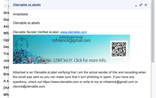 Olenable Email eLabels from Chrome web store to be run with OffiDocs Chromium online Olenable Email eLabels from Chrome web store to be run with OffiDocs Chromium online