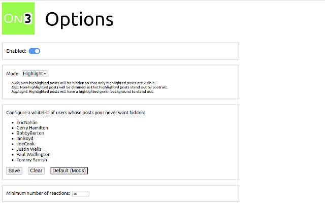 On3 Forum Highlighter (Inside Texas) from Chrome web store to be run with OffiDocs Chromium online On3 Forum Highlighter (Inside Texas) from Chrome web store to be run with OffiDocs Chromium online