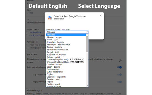 One Click Translate from Chrome web store to be run with OffiDocs Chromium online One Click Translate from Chrome web store to be run with OffiDocs Chromium online