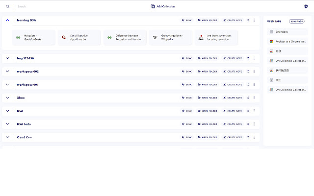 OneCollection from Chrome web store to be run with OffiDocs Chromium online OneCollection from Chrome web store to be run with OffiDocs Chromium online