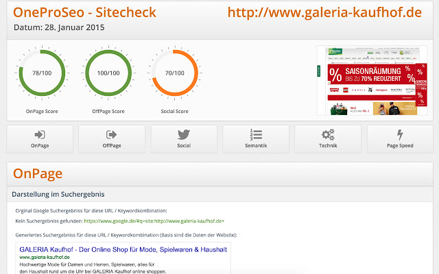 OneProSeo Site Check from Chrome web store to be run with OffiDocs Chromium online OneProSeo Site Check from Chrome web store to be run with OffiDocs Chromium online