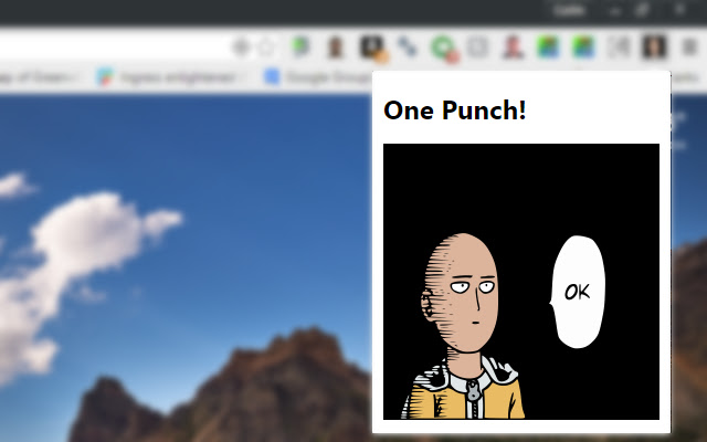 One Punch Man Theme from Chrome web store to be run with OffiDocs Chromium online One Punch Man Theme from Chrome web store to be run with OffiDocs Chromium online