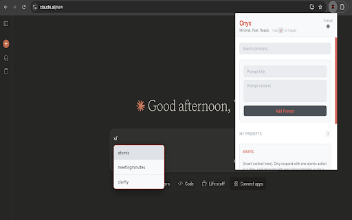 Onyx by LLMx from Chrome web store to be run with OffiDocs Chromium online Onyx by LLMx from Chrome web store to be run with OffiDocs Chromium online