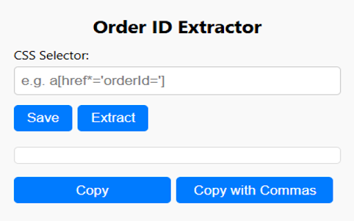 Order ID Extractor from Chrome web store to be run with OffiDocs Chromium online Order ID Extractor from Chrome web store to be run with OffiDocs Chromium online