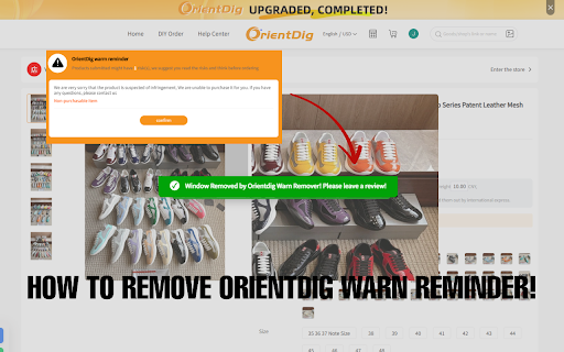 OrientDig Warn Reminder Remover (Simple Version) from Chrome web store to be run with OffiDocs Chromium online OrientDig Warn Reminder Remover (Simple Version) from Chrome web store to be run with OffiDocs Chromium online