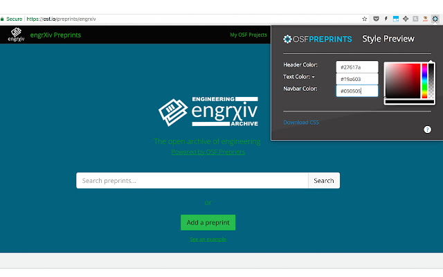 OSF Preprints Preview from Chrome web store to be run with OffiDocs Chromium online OSF Preprints Preview from Chrome web store to be run with OffiDocs Chromium online