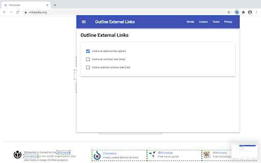 Outline External Links from Chrome web store to be run with OffiDocs Chromium online Outline External Links from Chrome web store to be run with OffiDocs Chromium online