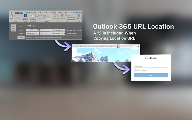 Outlook 365 to Zoom Meetings, URL Cleaner from Chrome web store to be run with OffiDocs Chromium online Outlook 365 to Zoom Meetings, URL Cleaner from Chrome web store to be run with OffiDocs Chromium online