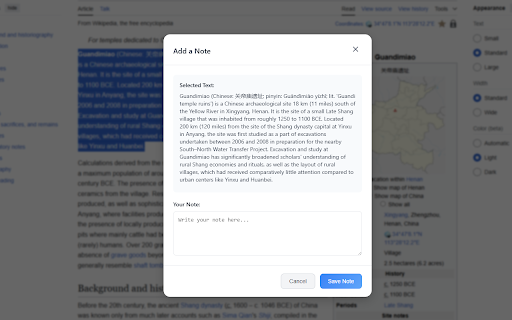 Page Notes from Chrome web store to be run with OffiDocs Chromium online Page Notes from Chrome web store to be run with OffiDocs Chromium online