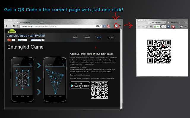 Page to QR Code from Chrome web store to be run with OffiDocs Chromium online Page to QR Code from Chrome web store to be run with OffiDocs Chromium online
