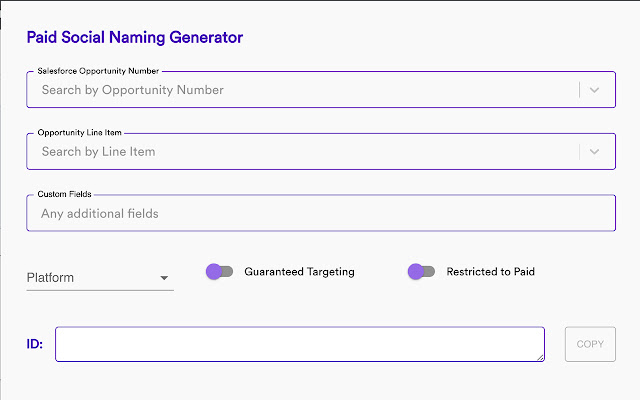 Paid Social Name Generator from Chrome web store to be run with OffiDocs Chromium online Paid Social Name Generator from Chrome web store to be run with OffiDocs Chromium online