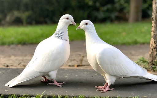 Pair of white pigeons from Chrome web store to be run with OffiDocs Chromium online Pair of white pigeons from Chrome web store to be run with OffiDocs Chromium online
