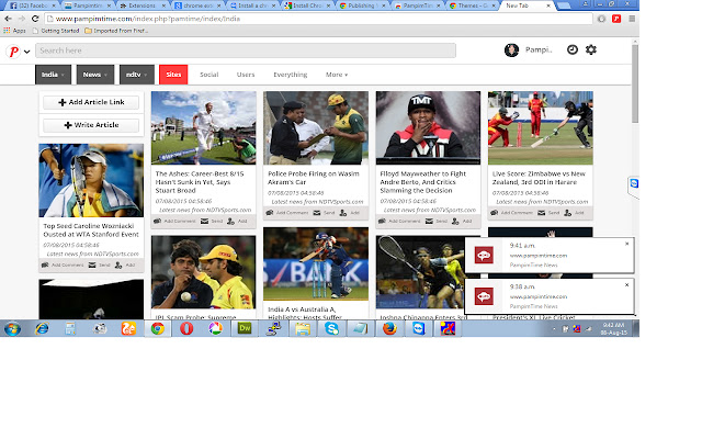 PampimTime News from Chrome web store to be run with OffiDocs Chromium online PampimTime News from Chrome web store to be run with OffiDocs Chromium online