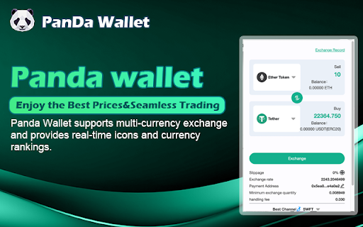 Panda Wallet from Chrome web store to be run with OffiDocs Chromium online Panda Wallet from Chrome web store to be run with OffiDocs Chromium online