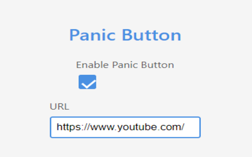 Panic Button from Chrome web store to be run with OffiDocs Chromium online Panic Button from Chrome web store to be run with OffiDocs Chromium online