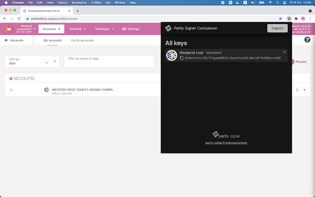 Parity Signer Companion from Chrome web store to be run with OffiDocs Chromium online Parity Signer Companion from Chrome web store to be run with OffiDocs Chromium online