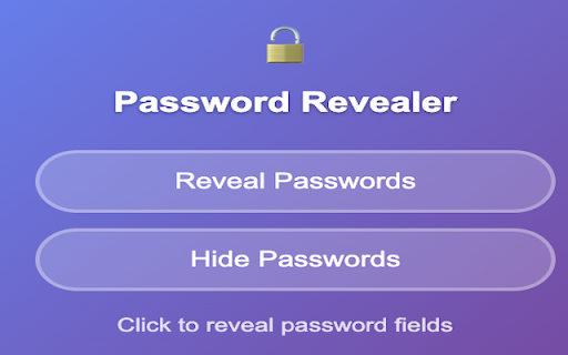 Password Field Revealer from Chrome web store to be run with OffiDocs Chromium online Password Field Revealer from Chrome web store to be run with OffiDocs Chromium online