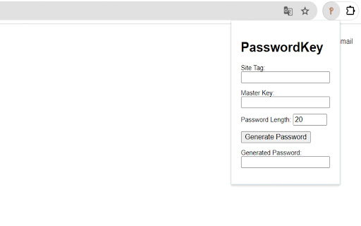 PasswordKey from Chrome web store to be run with OffiDocs Chromium online PasswordKey from Chrome web store to be run with OffiDocs Chromium online