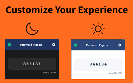 Password Pigeon from Chrome web store to be run with OffiDocs Chromium online Password Pigeon from Chrome web store to be run with OffiDocs Chromium online
