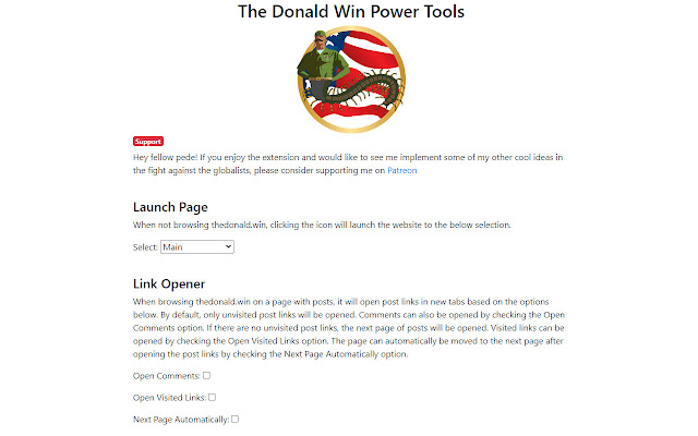 Patriots Win Power Tools from Chrome web store to be run with OffiDocs Chromium online Patriots Win Power Tools from Chrome web store to be run with OffiDocs Chromium online