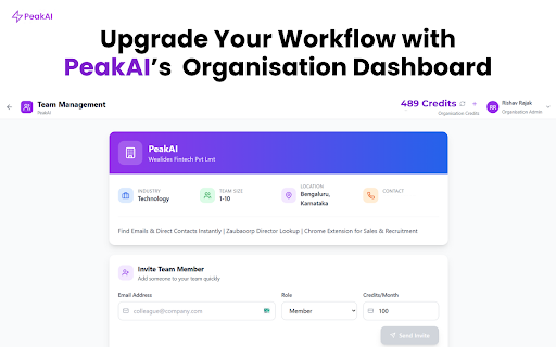 PeakAI : Free Directors Phone number from Companies (DIN number) from Chrome web store to be run with OffiDocs Chromium online PeakAI : Free Directors Phone number from Companies (DIN number) from Chrome web store to be run with OffiDocs Chromium online