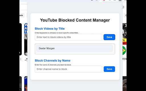 Personalized productivity booster, by blocking timewasting videos and sites from Chrome web store to be run with OffiDocs Chromium online Personalized productivity booster, by blocking timewasting videos and sites from Chrome web store to be run with OffiDocs Chromium online