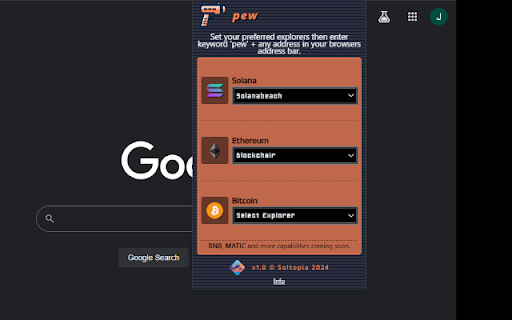 pew from Chrome web store to be run with OffiDocs Chromium online pew from Chrome web store to be run with OffiDocs Chromium online