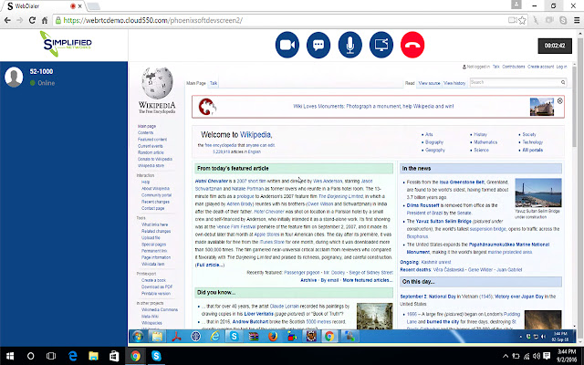 PhoenixSoft Desktop Sharing from Chrome web store to be run with OffiDocs Chromium online PhoenixSoft Desktop Sharing from Chrome web store to be run with OffiDocs Chromium online